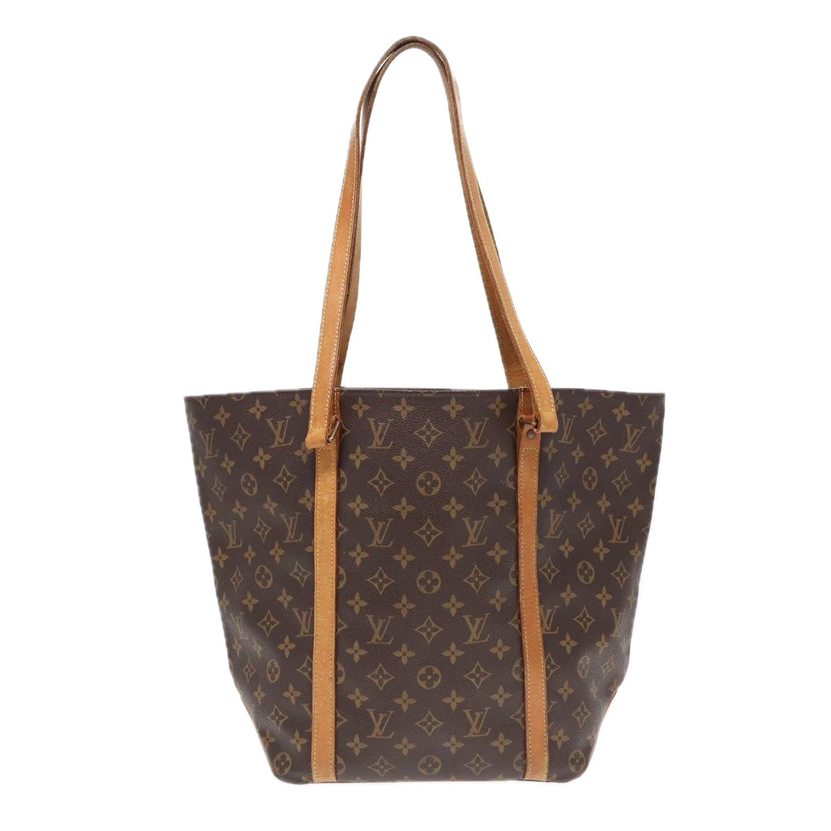 LOUIS VUITTON Monogram Sac Shopping Tote Bag LV Auth ki4733