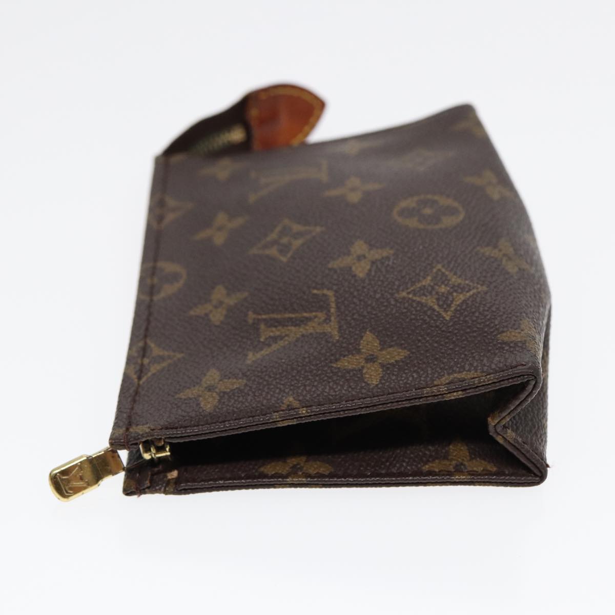 LOUIS VUITTON Monogram Poche Toilette 15 Pouch LV Auth ki4740