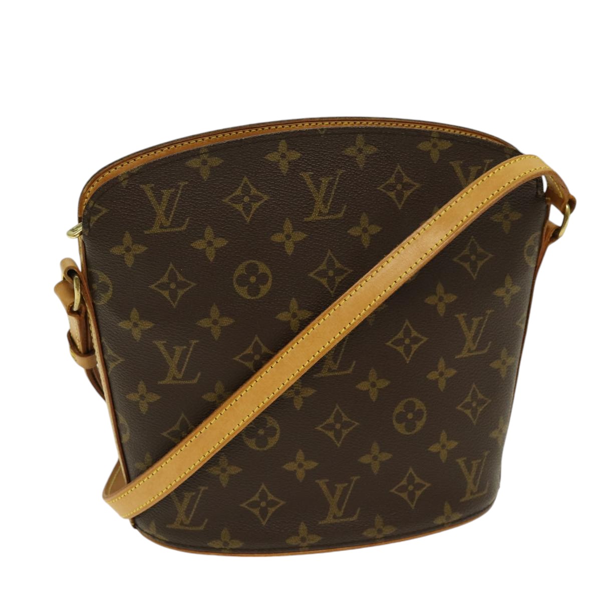 LOUIS VUITTON Monogram Drouot Shoulder Shoulder Bag LV Auth ki4779