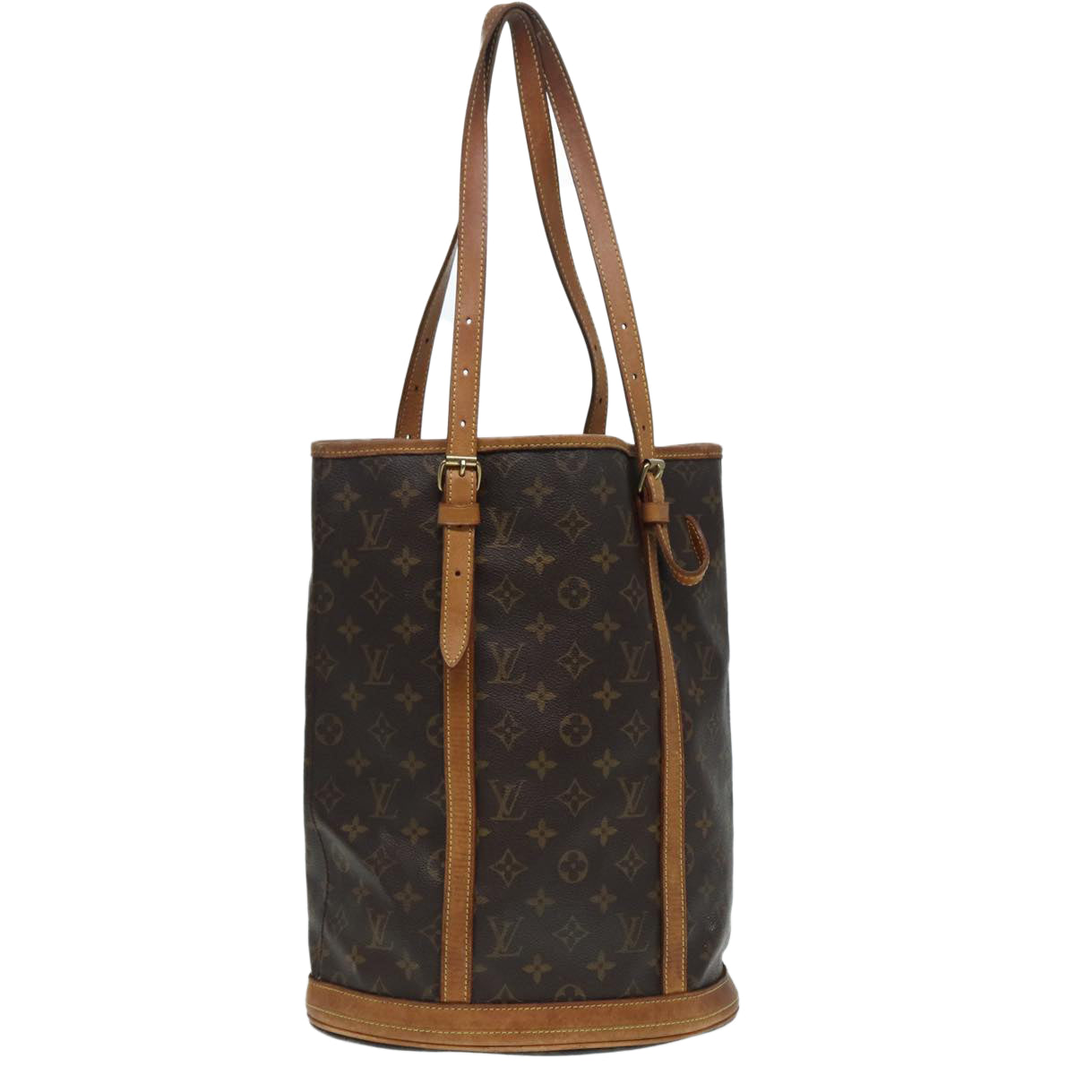 LOUIS VUITTON Monogram Bucket GM Shoulder Bag LV Auth ki4796
