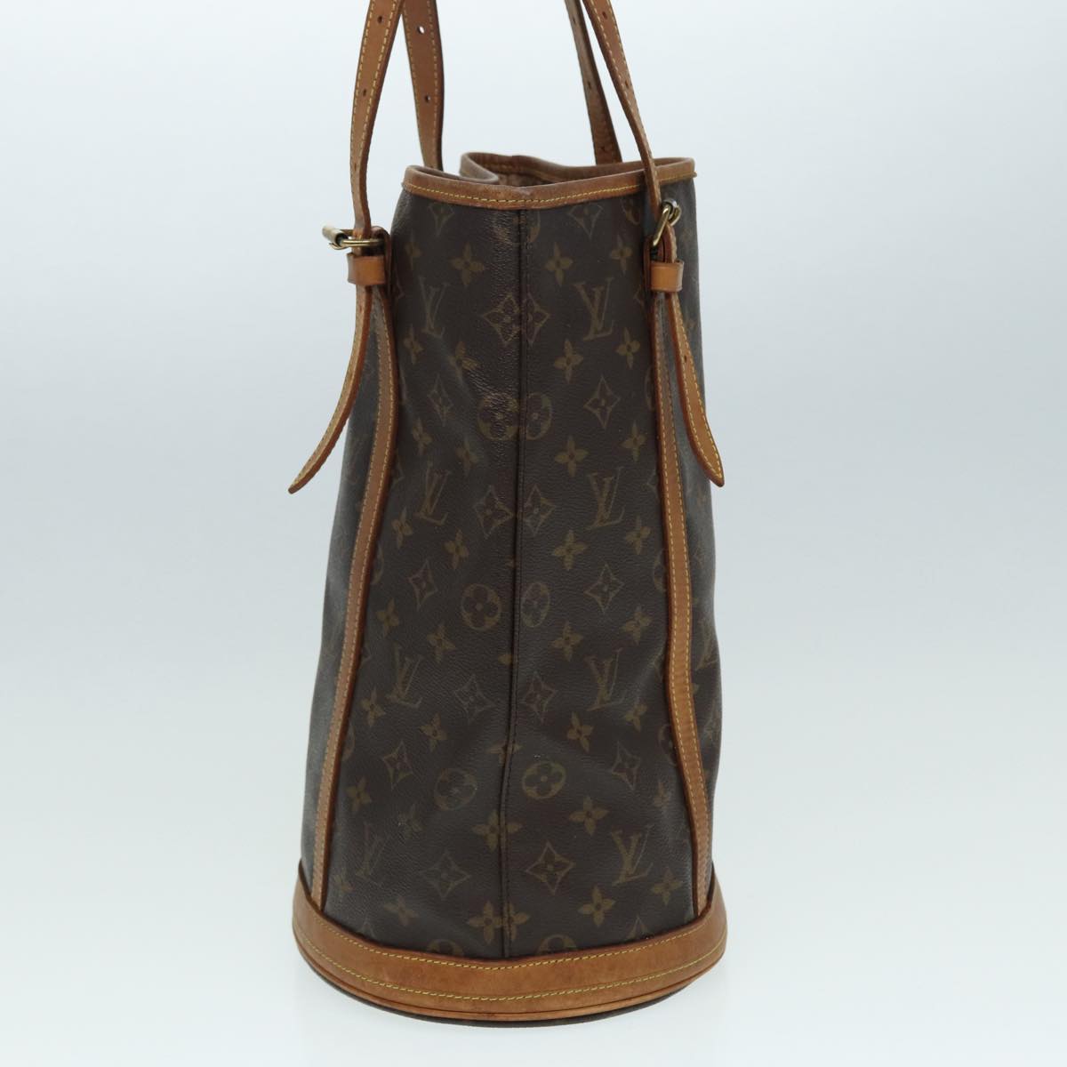 LOUIS VUITTON Monogram Bucket GM Shoulder Bag LV Auth ki4796