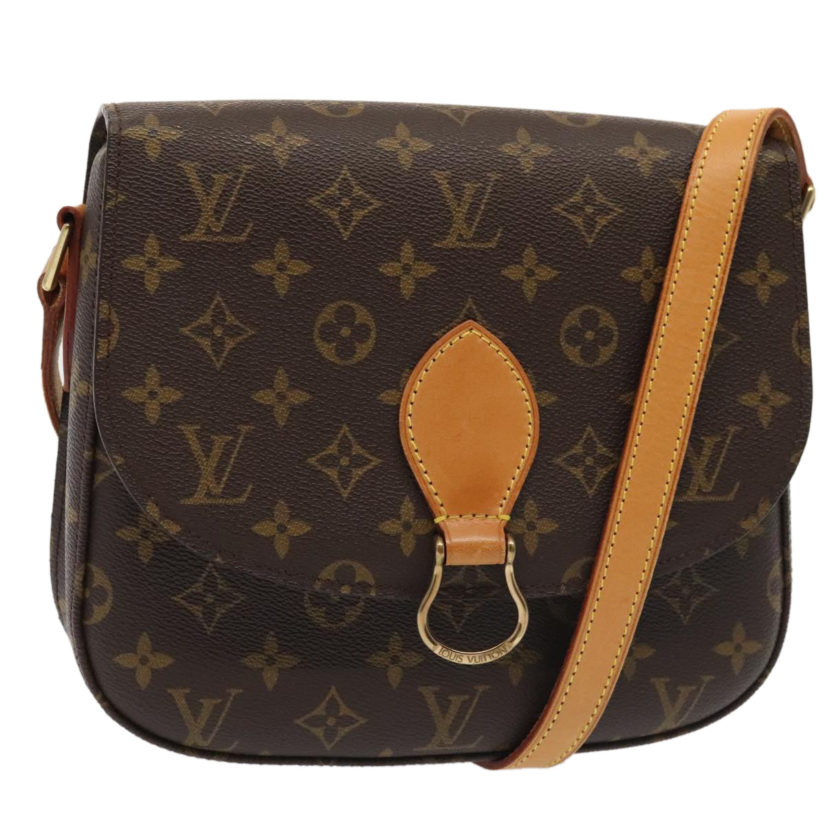LOUIS VUITTON Monogram Saint Cloud GM Shoulder Bag M51242 LV Auth ki4865