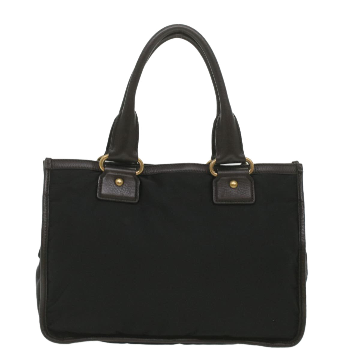 Prada Hand Bag Nylon 2way Black