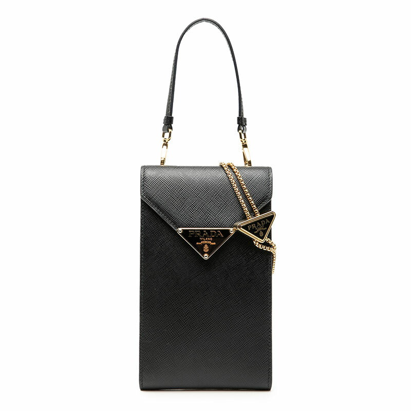 Prada 1BP050 Saffiano Leather Phone Pouch