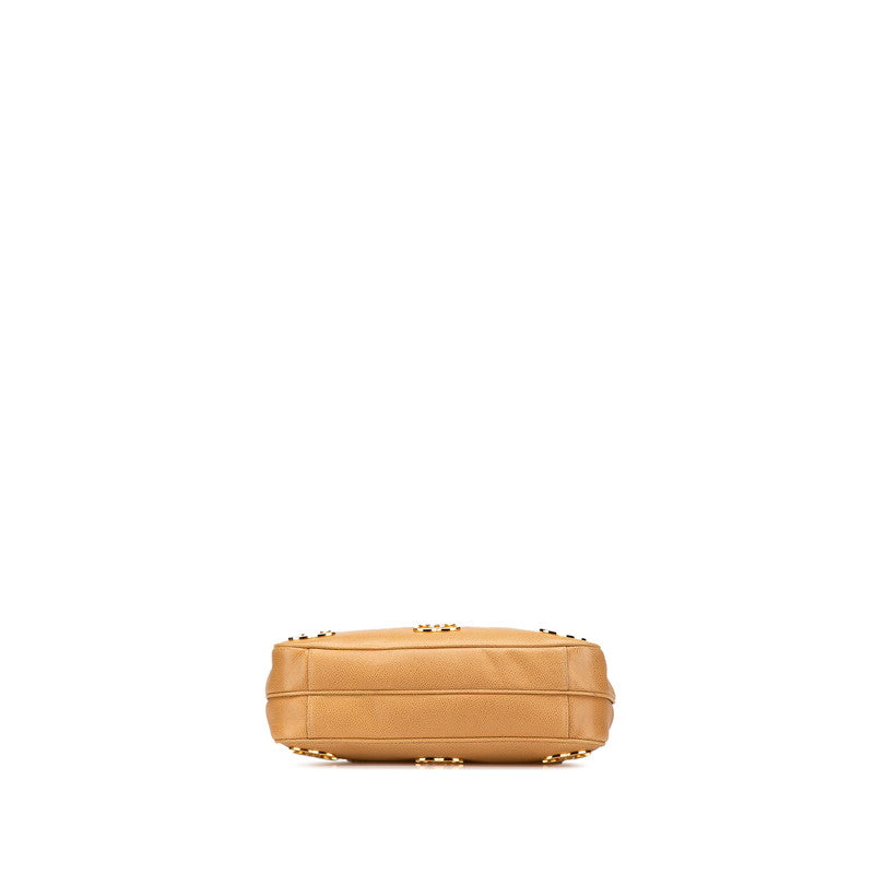 Chanel Triple Coco Caviar Skin 2way Bag