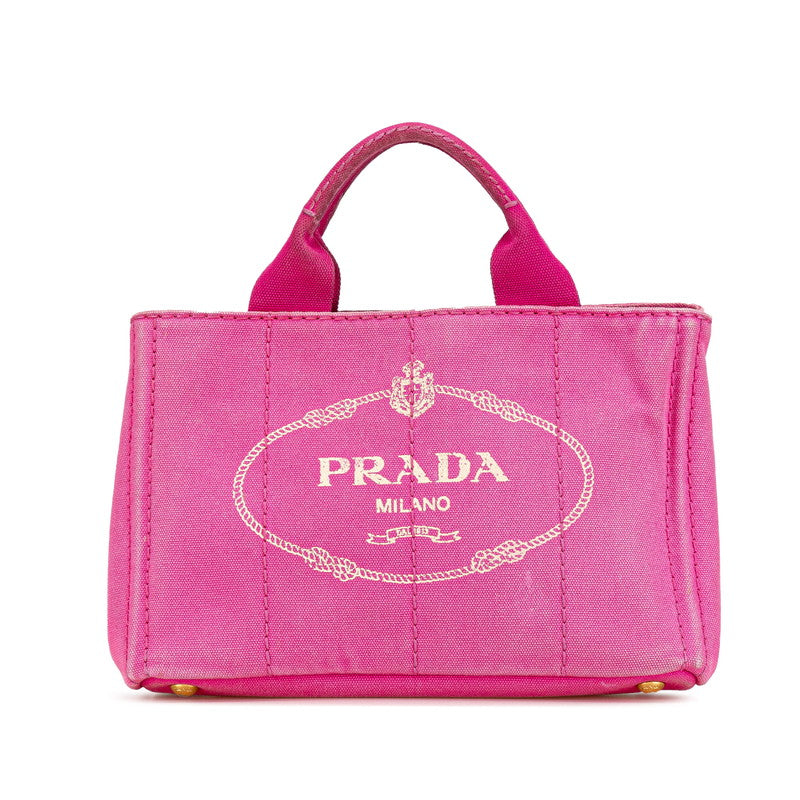 Prada Canapa Mini Canvas Handbag