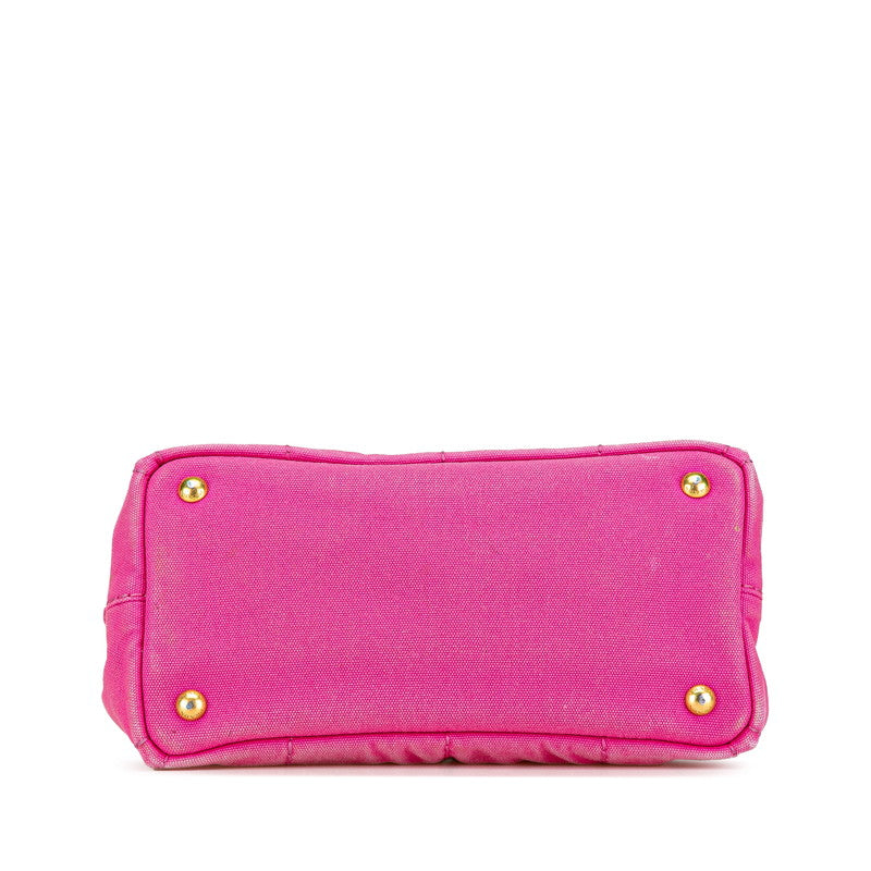 Prada Canapa Mini Canvas Handbag
