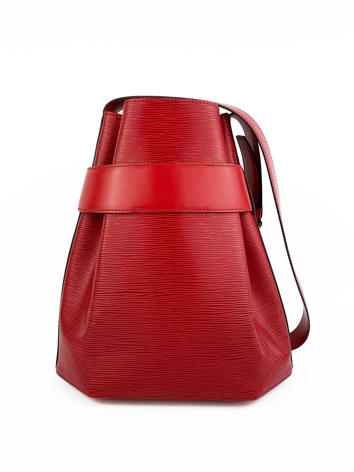 Louis Vuitton Red Epi Sac D Epaule PM