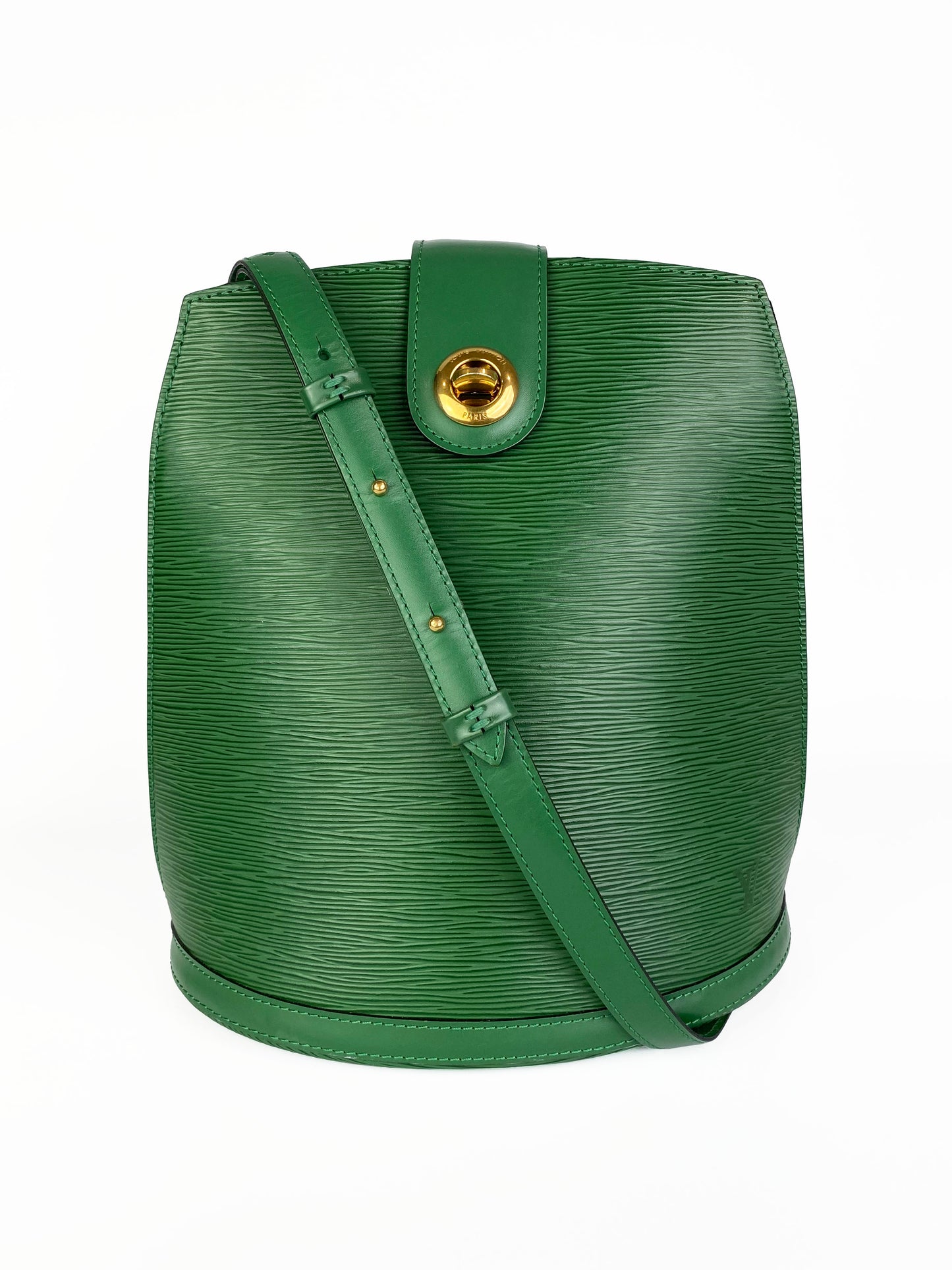 Louis Vuitton Green Epi Bucket Bag