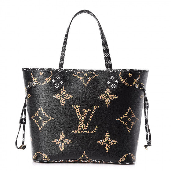 Louis Vuitton | Giant Jungle Monogram Neverfull Black Tote