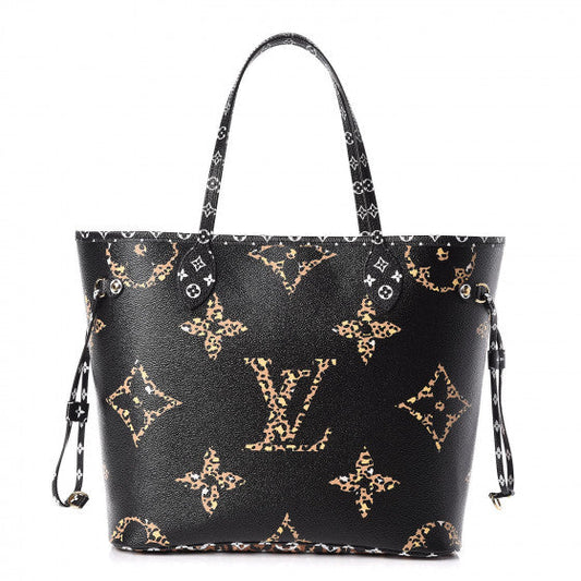 Louis Vuitton | Giant Jungle Monogram Neverfull Black Tote