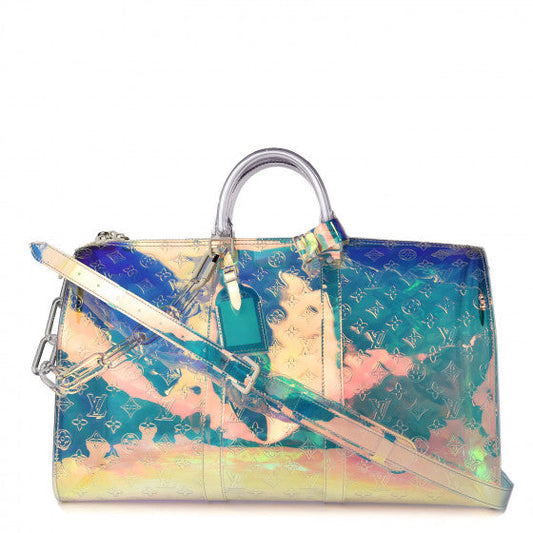 Louis Vuitton Prism Keepall 50 Monogram Iridescent Crossbody