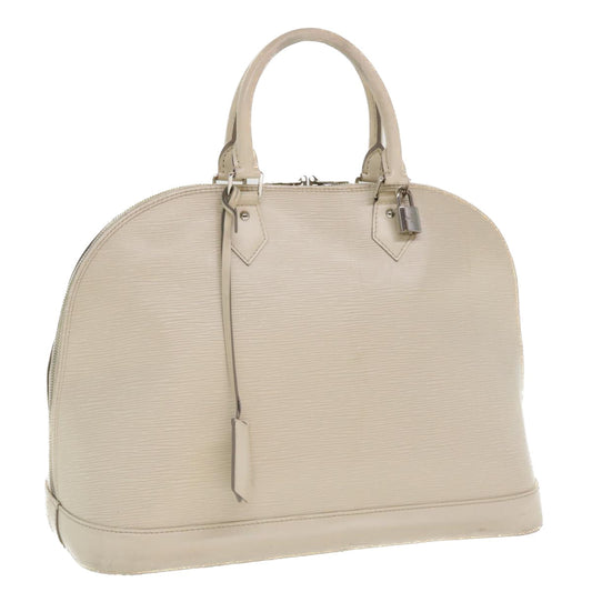 LOUIS VUITTON Epi Alma GM Hand Bag White Yvoire M4032J LV Auth lt722