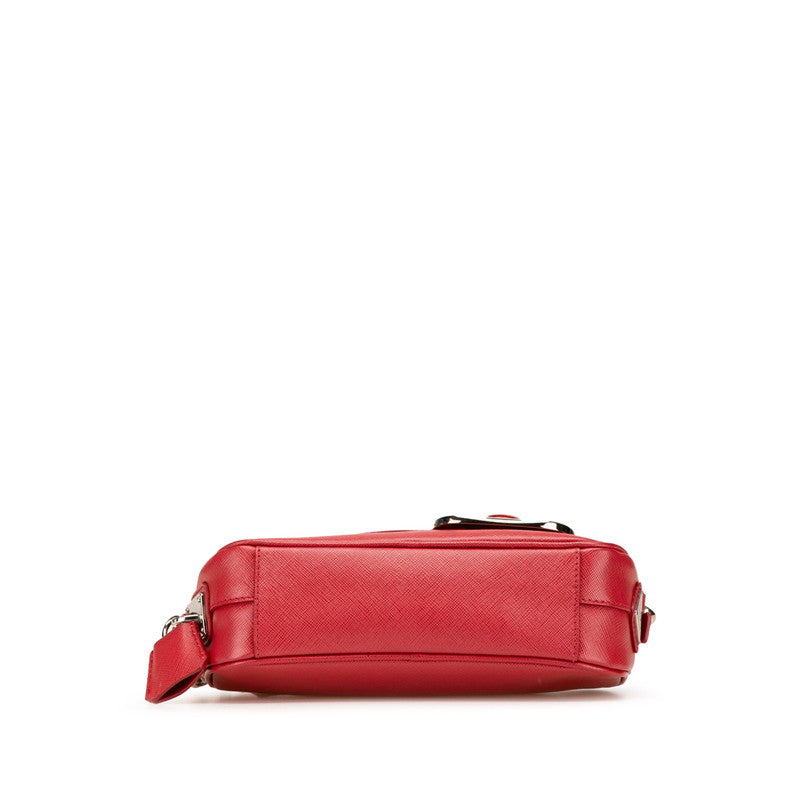 Prada Buckle Saffiano Shoulder Bag