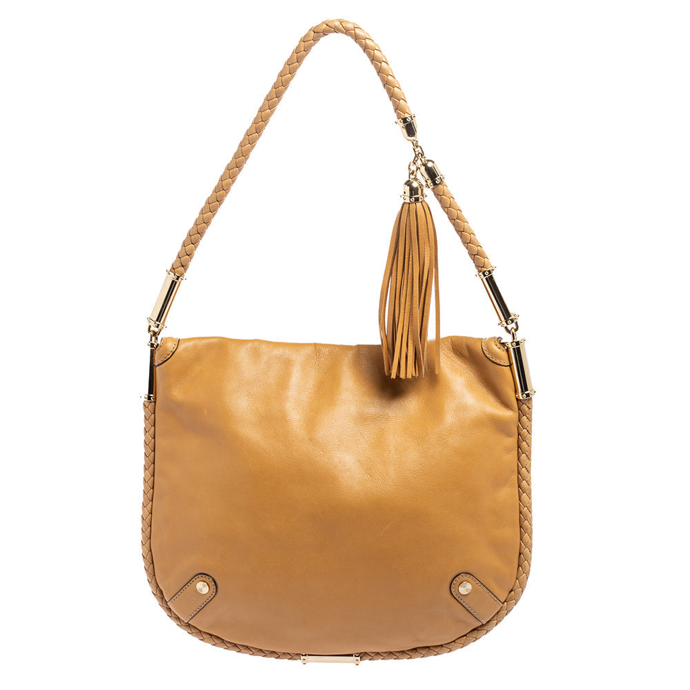 Gucci Beige Leather Shoulder Bag