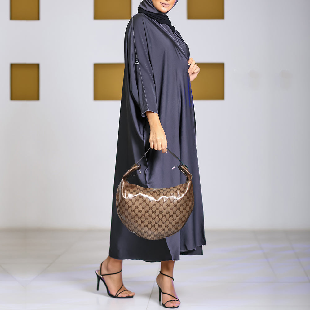 Gucci Canvas Nylon Shoulder Bag Style 2