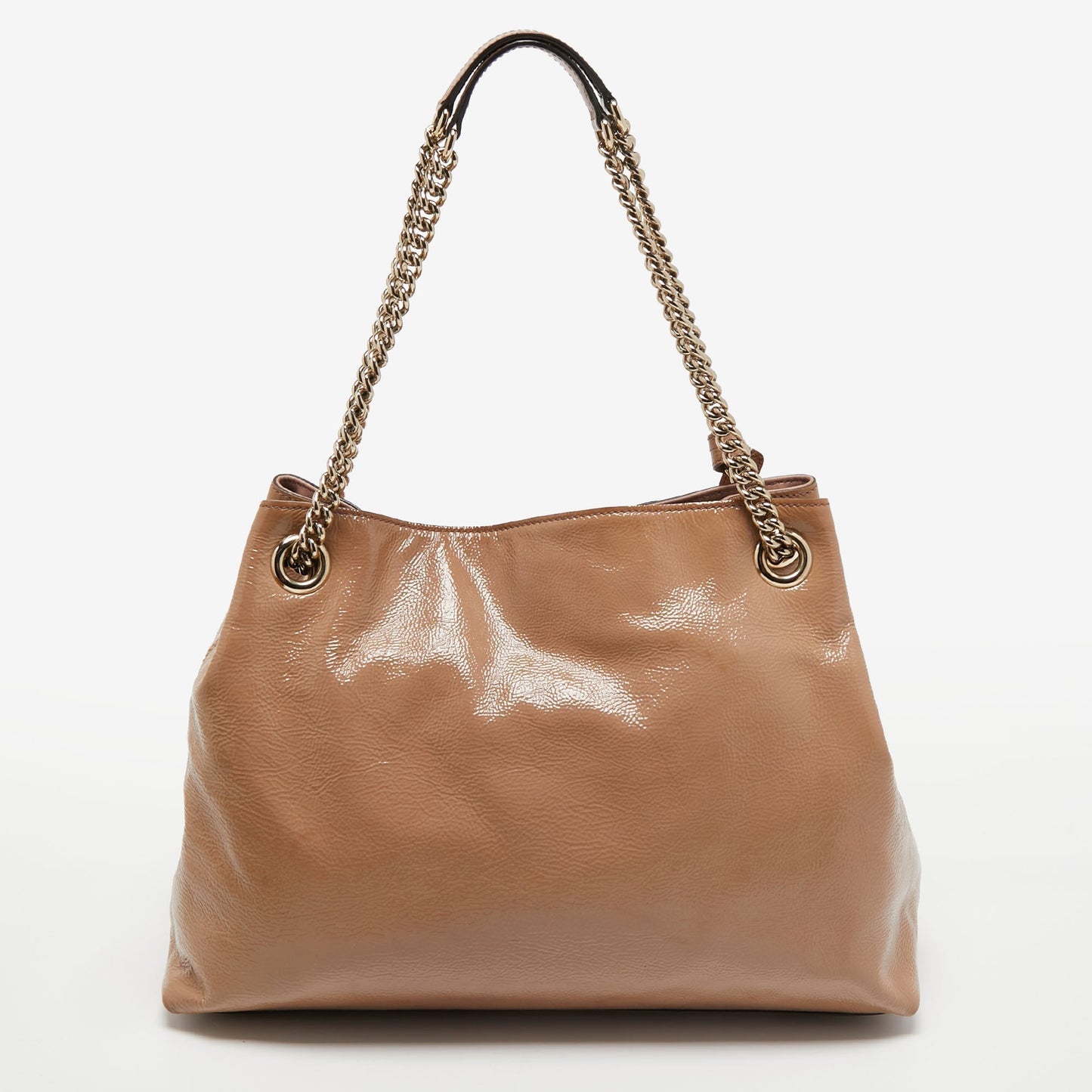 Gucci Lou Chain Leather Tote