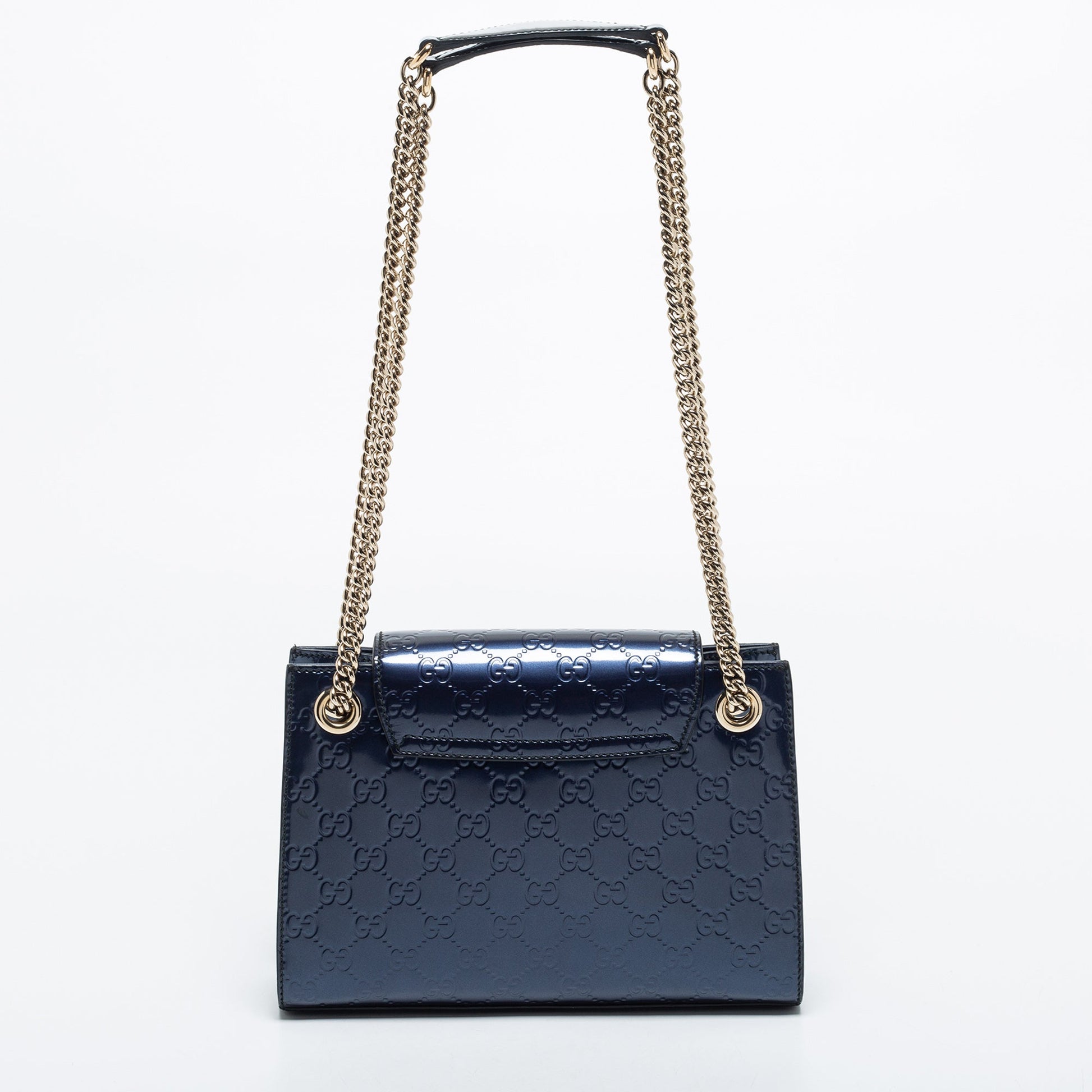 Gucci Lou Chain Leather Shoulder Bag