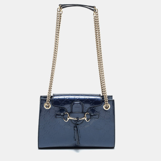 Gucci Lou Chain Leather Shoulder Bag