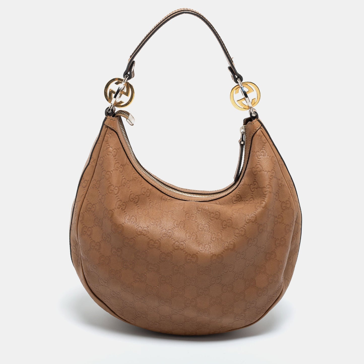 Gucci Lou Leather Shoulder Bag