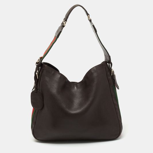 Gucci Lou Leather Shoulder Bag