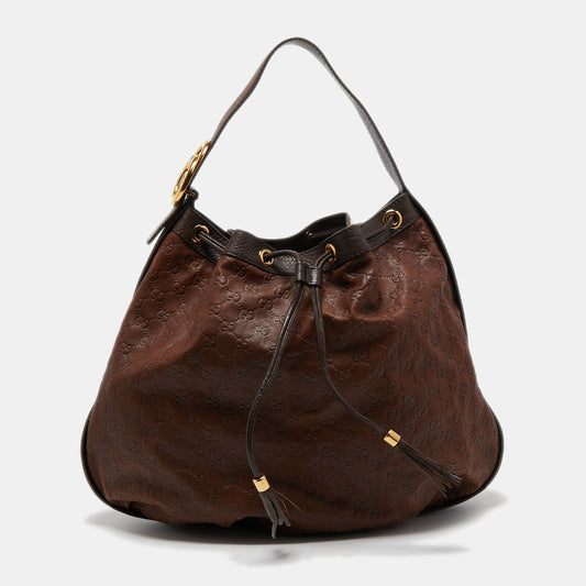 Gucci Lou Leather Shoulder Bag