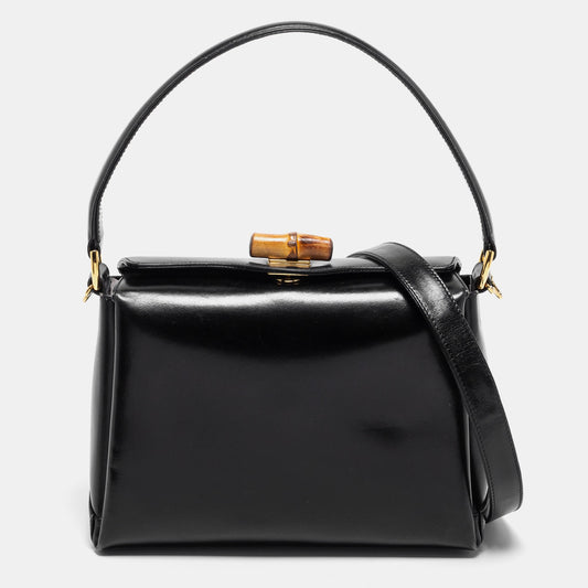 Gucci Lou Leather Top Handle Handbag