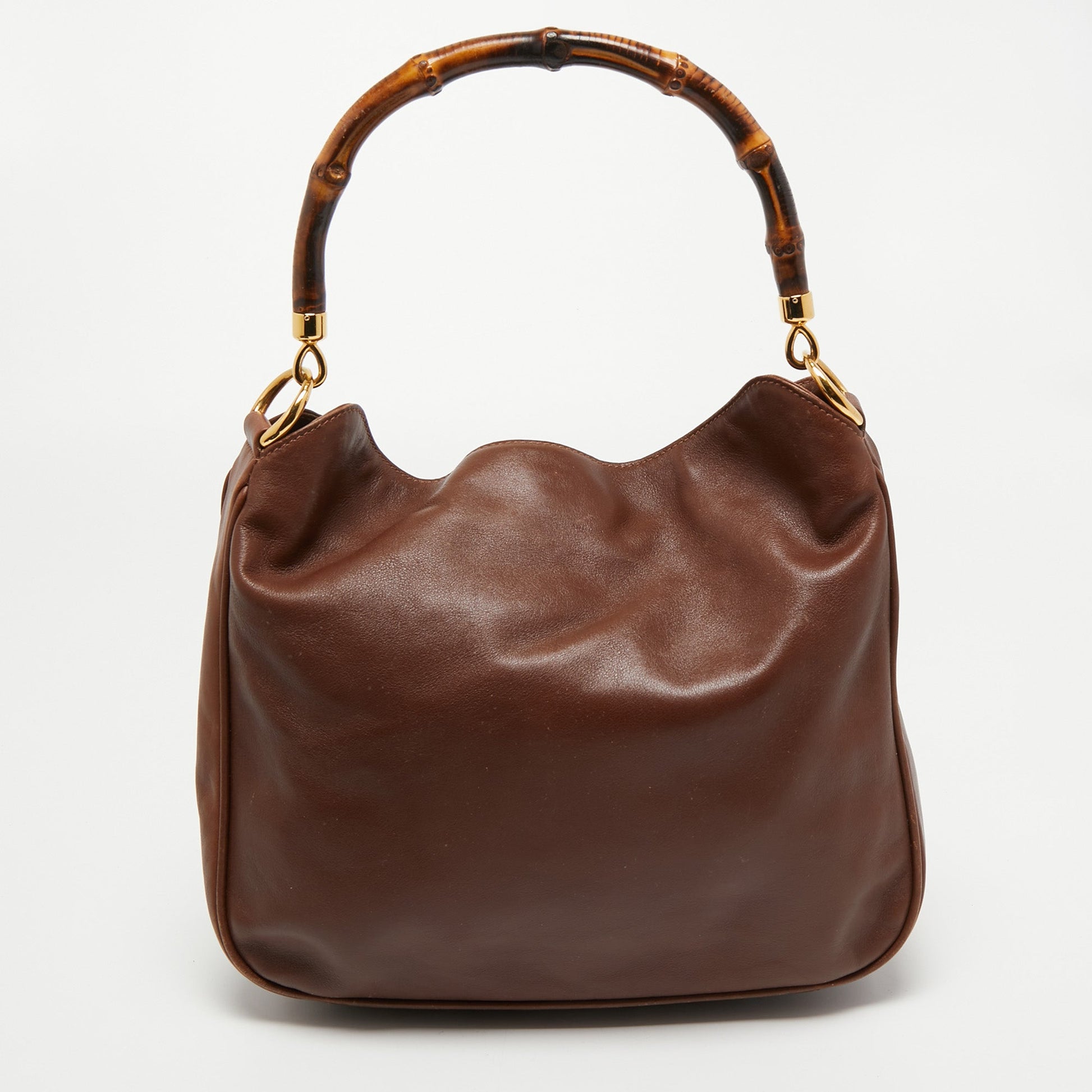 Gucci Lou Leather Top Handle Handbag