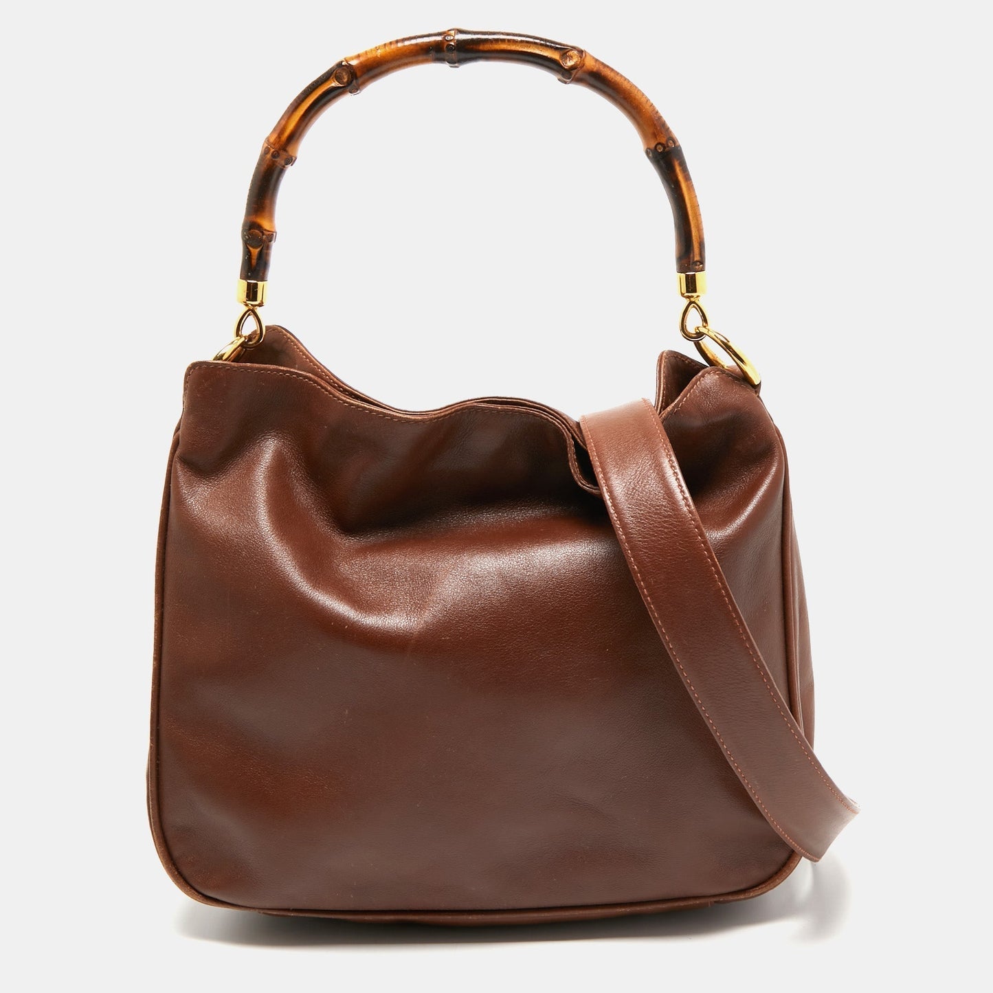 Gucci Lou Leather Top Handle Handbag