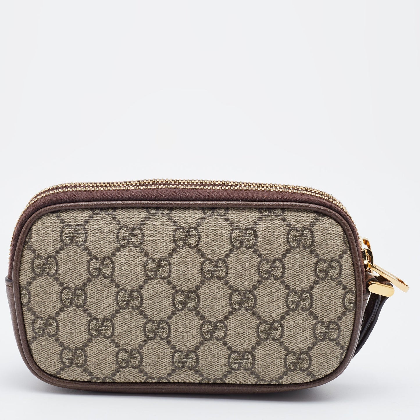 Gucci Lou Leather Canvas Clutch