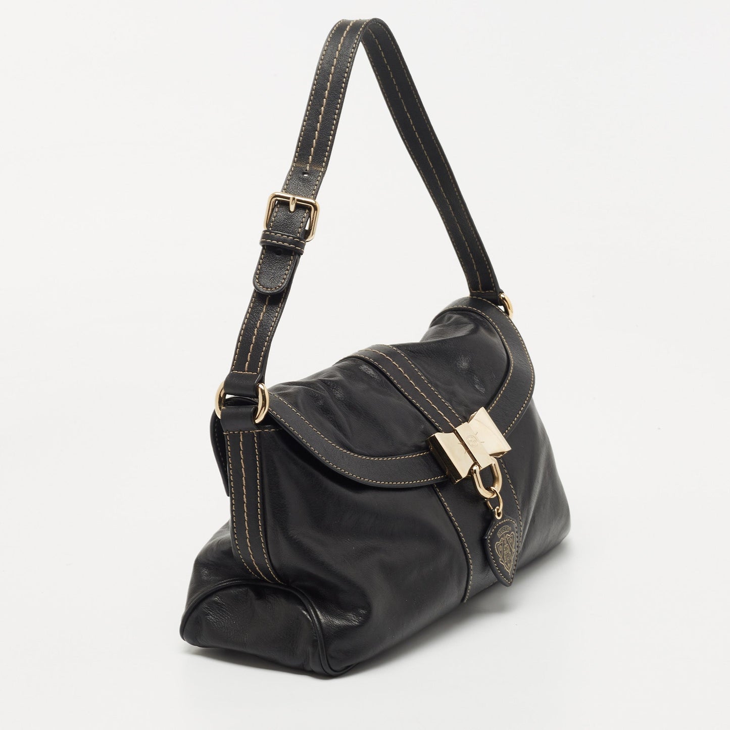 Gucci Lou Leather Shoulder Bag