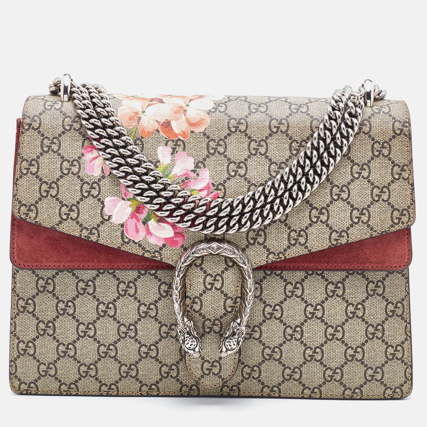 Gucci Lou Canvas Shoulder Bag