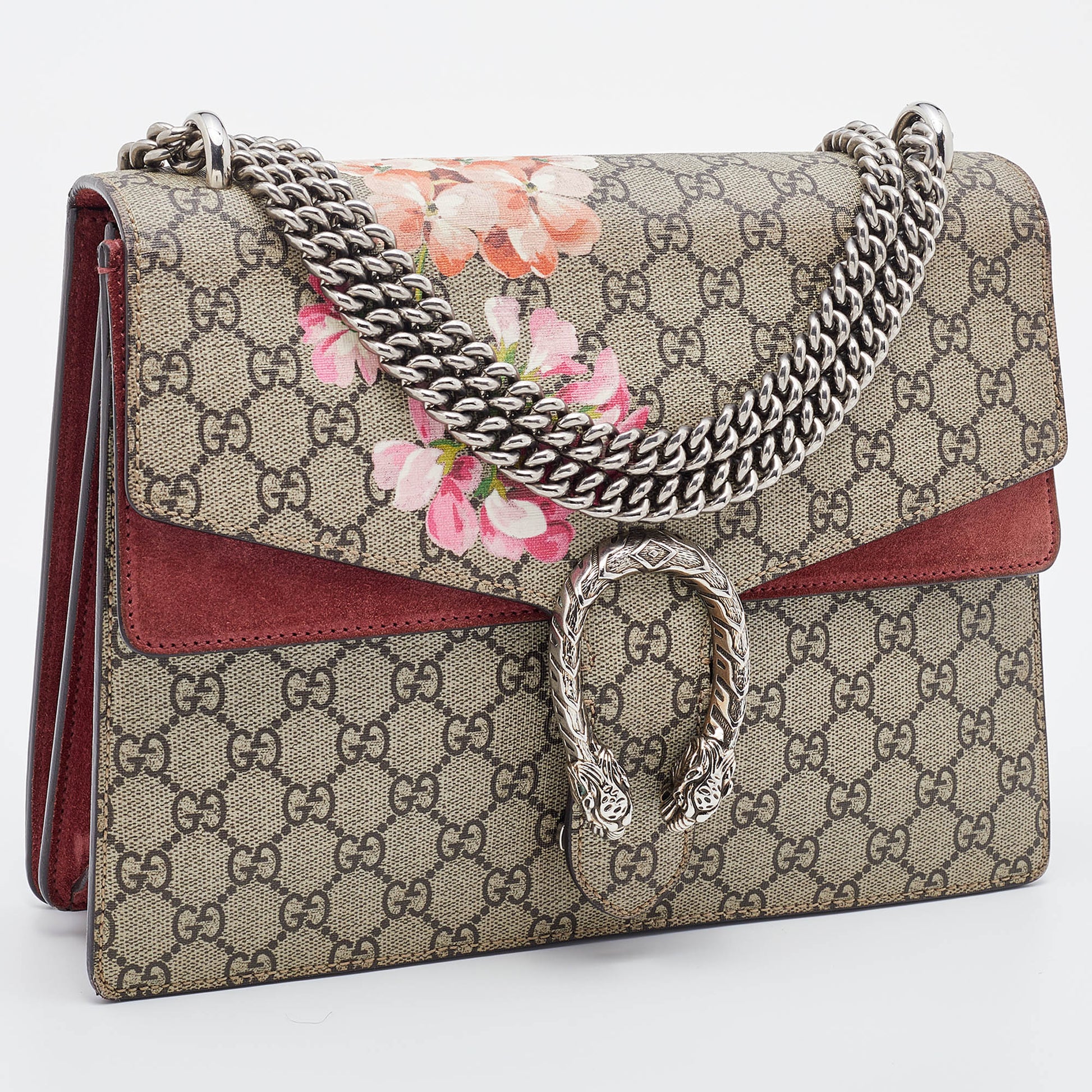 Gucci Lou Canvas Shoulder Bag