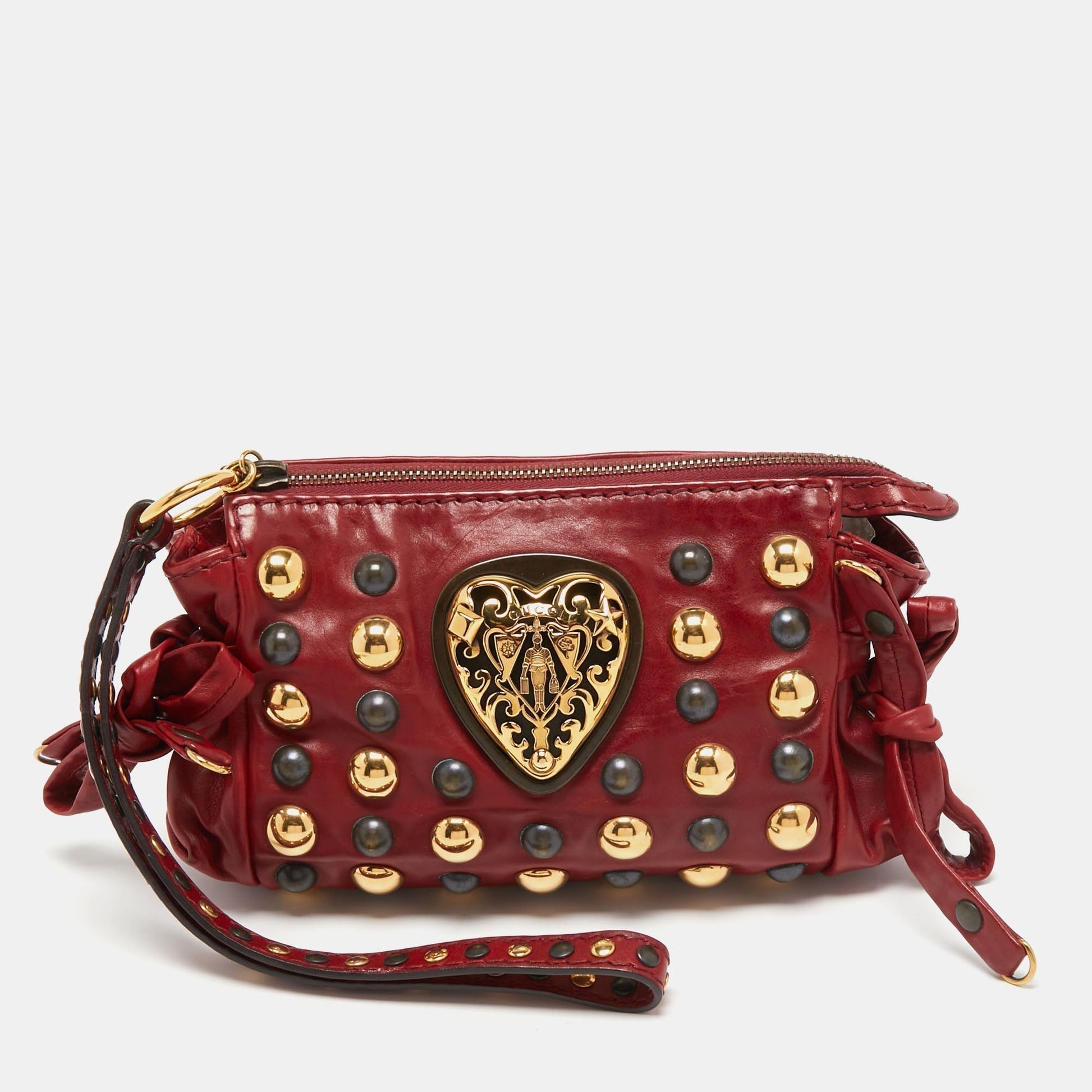 Gucci Lou Leather Clutch