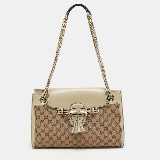 Gucci Lou Chain Leather Shoulder Bag