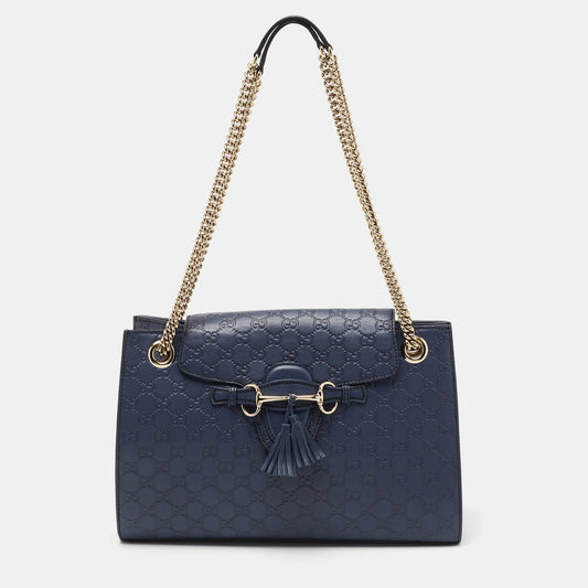 Gucci Lou Chain Leather Shoulder Bag