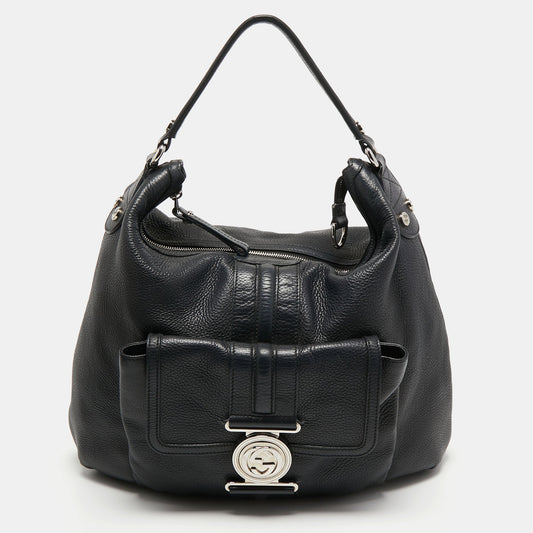 Gucci Lou Leather Shoulder Bag