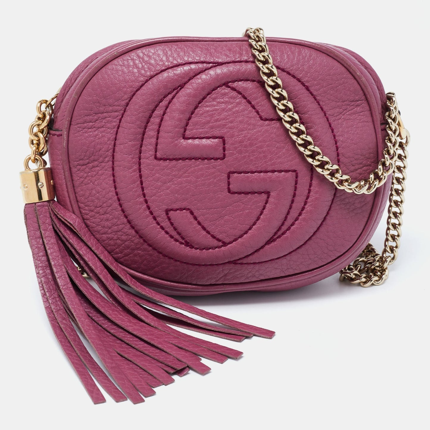 Gucci Lou Chain Leather Crossbody