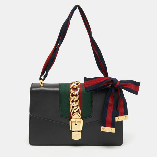 Gucci Lou Chain Leather Shoulder Bag