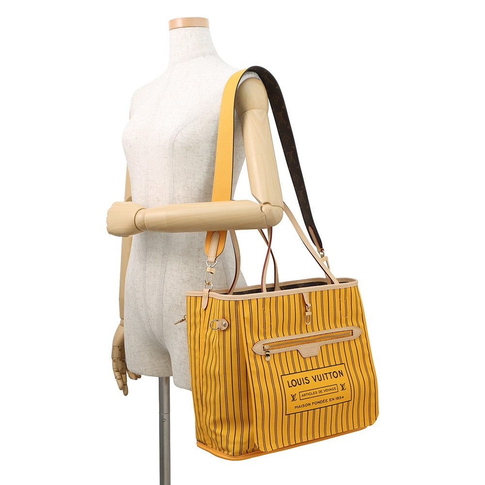 LOUIS VUITTON Neverfull Inside Out JauneSaffronM11947 Monogram Size MM
