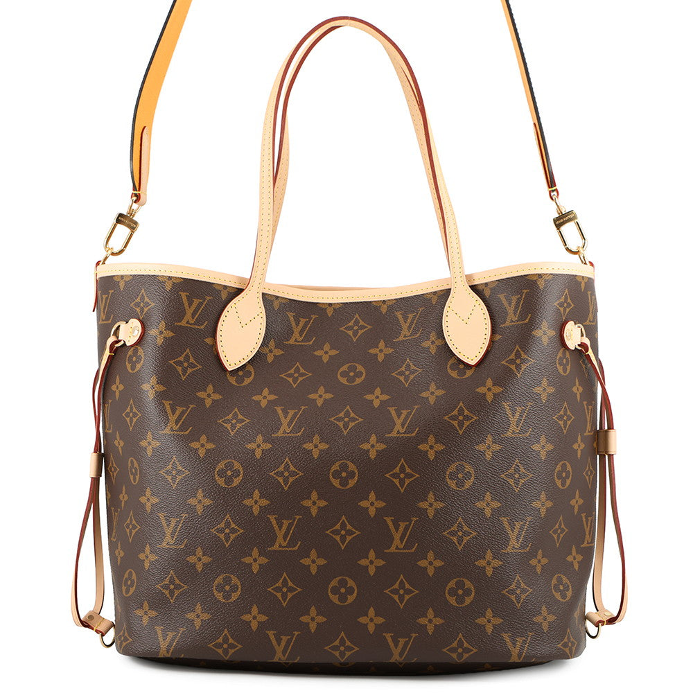 LOUIS VUITTON Neverfull Inside Out JauneSaffronM11947 Monogram Size MM