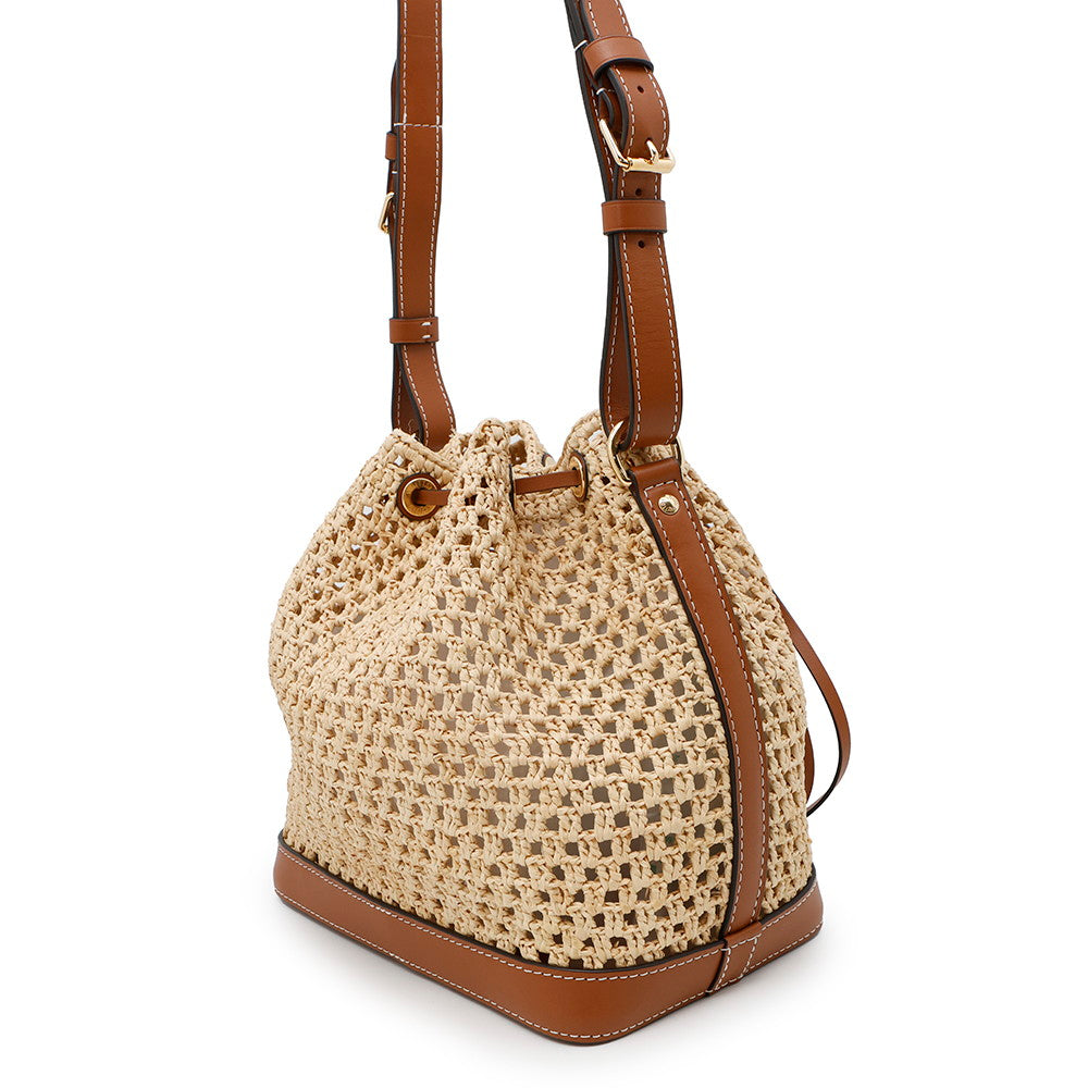 LOUIS VUITTON Noe Natural/TanM24722 Raffia Leather Size BB