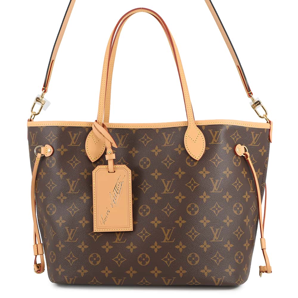 LOUIS VUITTON Neverfull Inside Out Orange BrownM28376 Monogram Size MM