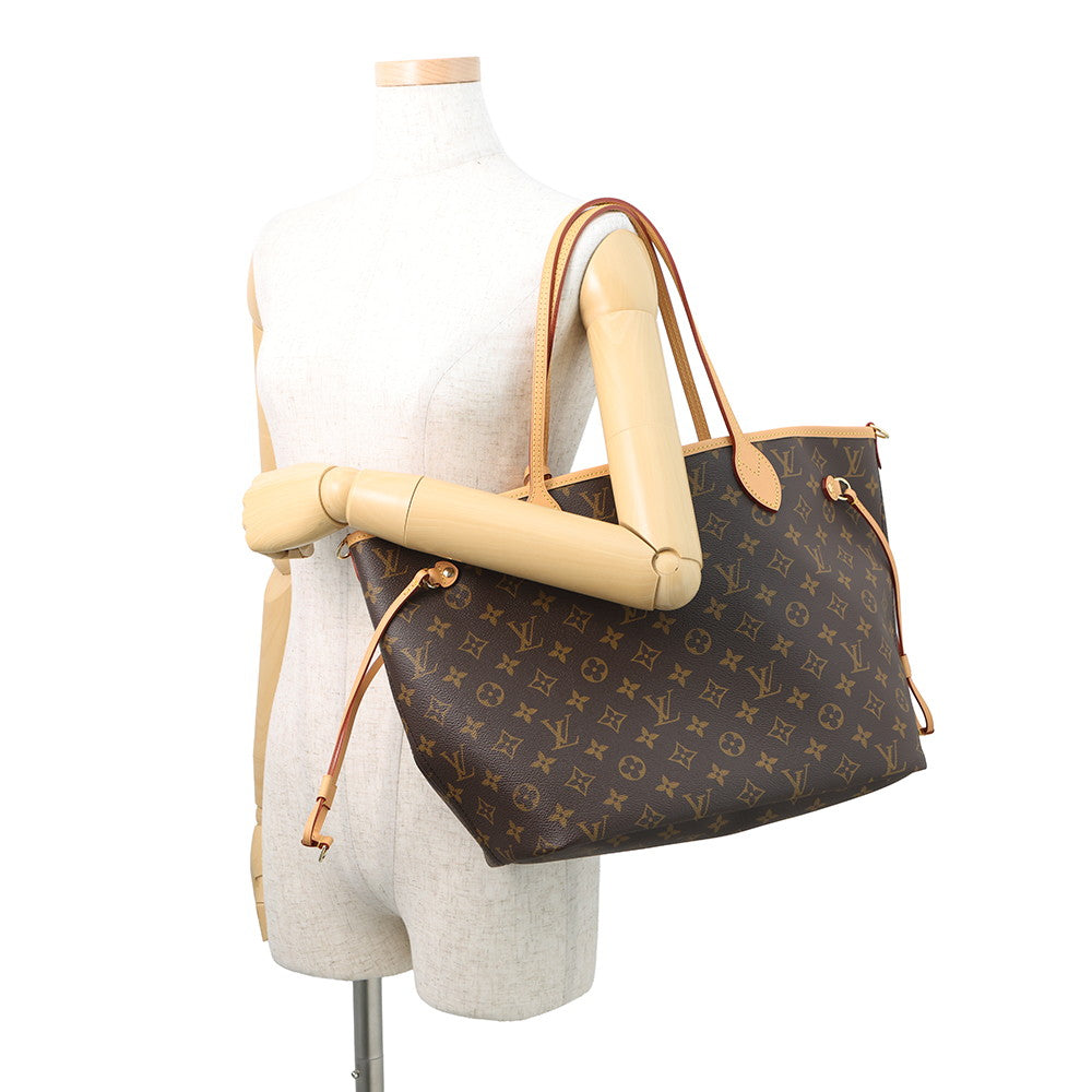LOUIS VUITTON Neverfull Inside Out Orange BrownM28376 Monogram Size MM