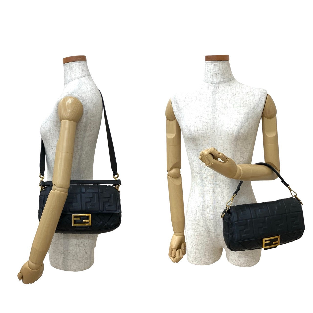 Fendi Mamma Baguette Leather 2way Bag