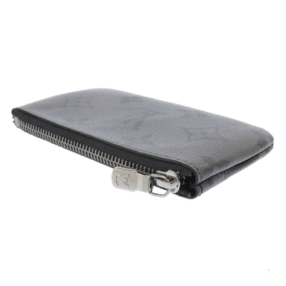 LOUIS VUITTON Pochette Cles NoirM80905 Monogram Eclipse Monogram Eclipse Reverse
