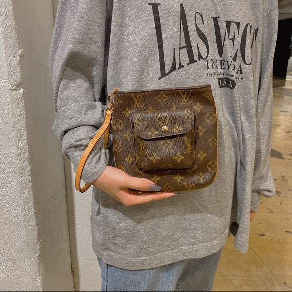 LOUIS VUITTON Monogram Partition Pouch Bag