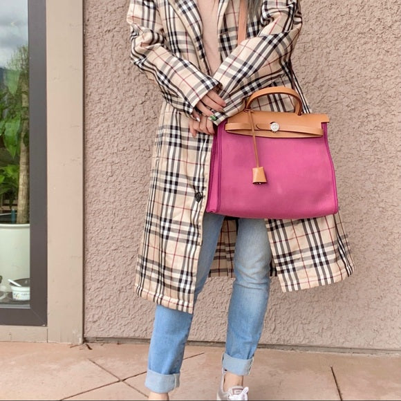 Luxury Hermes Herbag31 cloth bag