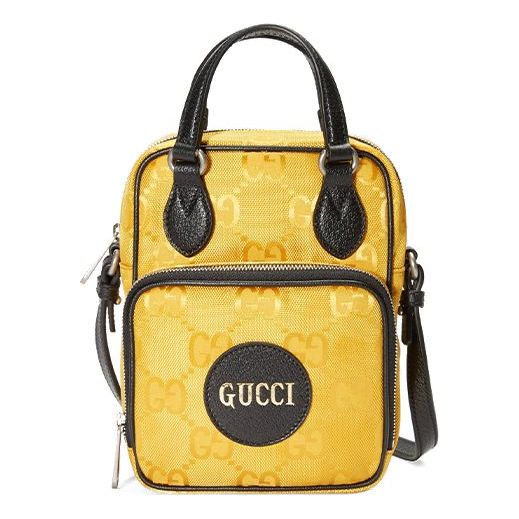 Gucci Nylon Leather Shoulder Bag