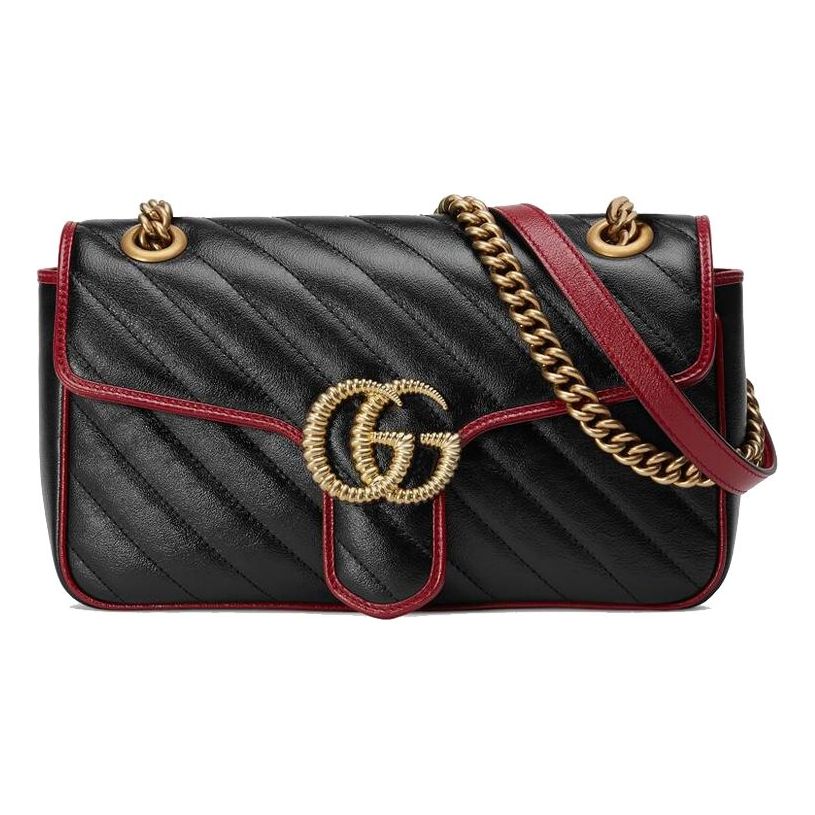 Gucci Chain Leather Shoulder Bag